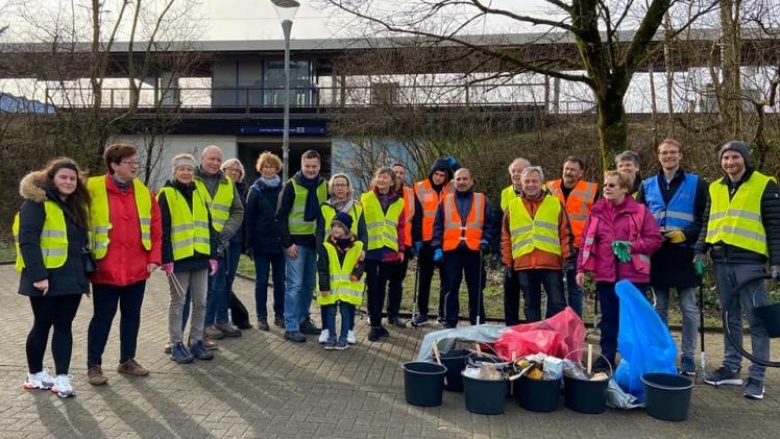 CDU beim Dreck-weg-Tag