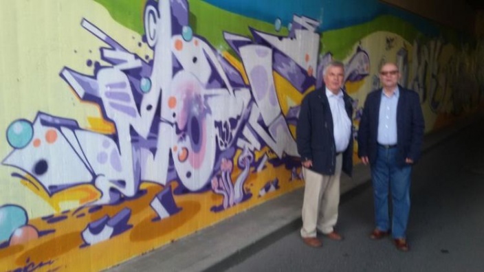 Verschönerung des Tunnels an der Johannesberger Straße