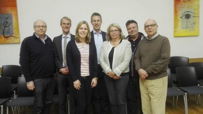 Fraktionssitzung mit zwei Bürgermeistern
